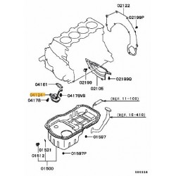 Crépine d'huile moteur pour Lancer Evolution 4 à 9