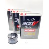 Pack vidange moteur MOTUL 300V 15w50